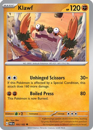Klawf 105/182 SV04 Paradox Rift - Uncommon