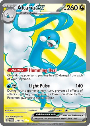 Altaria ex 232/182 - Holofoil SV04 Paradox Rift - Ultra Rare