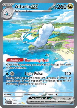 Altaria ex 253/182 - Holofoil SV04 Paradox Rift - Special Illustration Rare