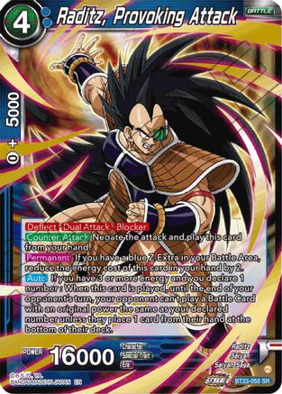 Raditz, Provoking Attack (BT23-055) - Perfect Combination Foil