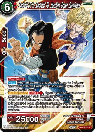 Android 17 & Android 18, Hunting Down Survivors (BT23-023) - Perfect Combination
