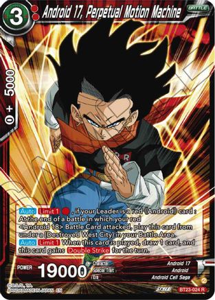 Android 17, Perpetual Motion Machine (BT23-024) - Perfect Combination Foil