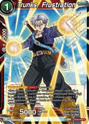 Trunks, Frustration (BT23-018) - Perfect Combination
