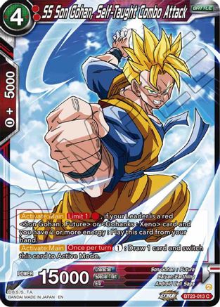 SS Son Gohan, Self-Taught Combo Attack (BT23-013) - Perfect Combination Foil