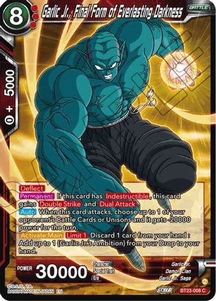 Garlic Jr., Final Form of Everlasting Darkness (BT23-008) - Perfect Combination