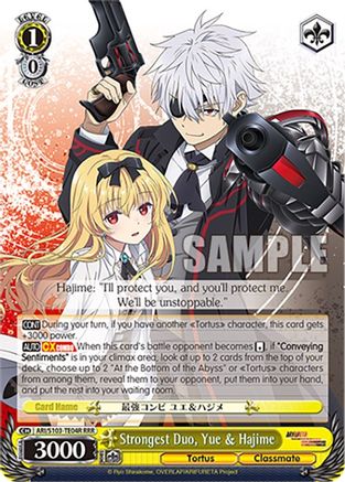 Strongest Duo, Yue & Hajime (RRR) (ARI/S103-TE04R RRR) - Arifureta: From Commonplace to World's Strongest