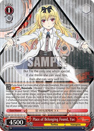 Place of Belonging Found, Yue (SR) (ARI/S103-E051S SR) - Arifureta: From Commonplace to World's Strongest