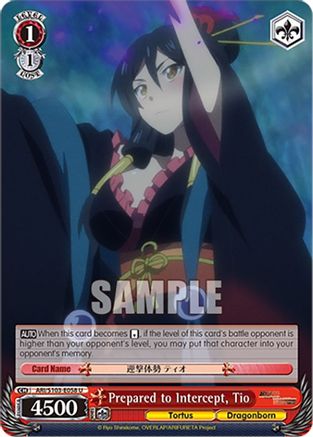 Prepared to Intercept, Tio (ARI/S103-E058 U) - Arifureta: From Commonplace to World's Strongest