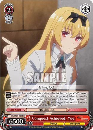 Conquest Achieved, Yue (ARI/S103-E060 U) - Arifureta: From Commonplace to World's Strongest