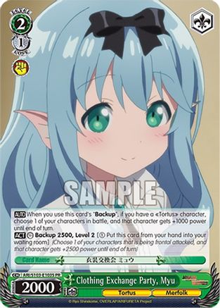Clothing Exchange Party, Myu (Foil) (ARI/S103-E103S PR) - Arifureta: From Commonplace to World's Strongest