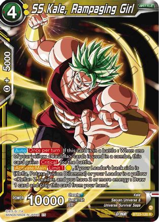 SS Kale, Rampaging Girl (BT23-120) - Perfect Combination Foil