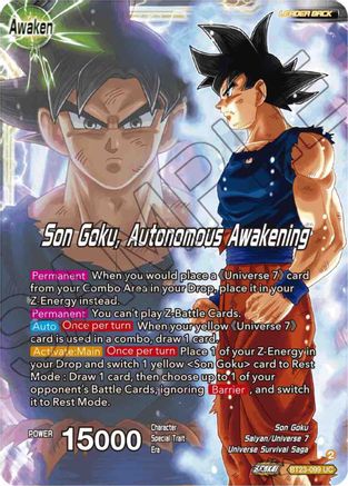 SSB Son Goku // Son Goku, Autonomous Awakening (BT23-099) - Perfect Combination Foil
