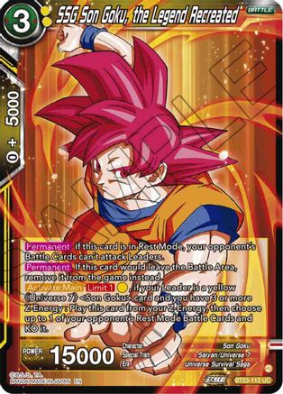 SSG Son Goku, the Legend Recreated (BT23-112) - Perfect Combination