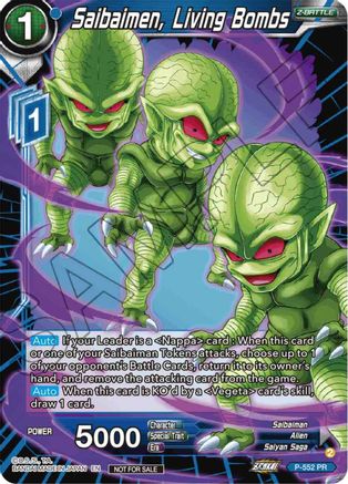 Saibaimen, Living Bombs (P-552) - Promotion Cards Foil