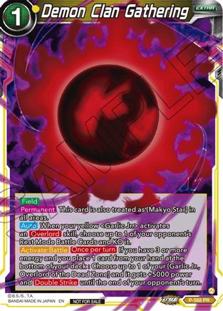 Demon Clan Gathering (Zenkai Series Tournament Pack Vol.6) (P-568) - Tournament Promotion Cards
