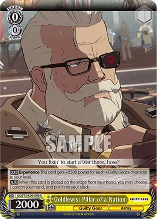 Goldlewis: Pillar of a Nation (GGST/SX06-008 U) - Guilty Gear -Strive-