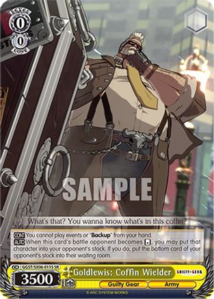 Goldlewis: Coffin Wielder (SR) (GGST/SX06-011S SR) - Guilty Gear -Strive-