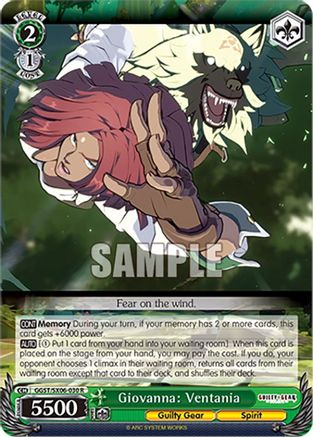 Giovanna: Ventania (GGST/SX06-030 R) - Guilty Gear -Strive-