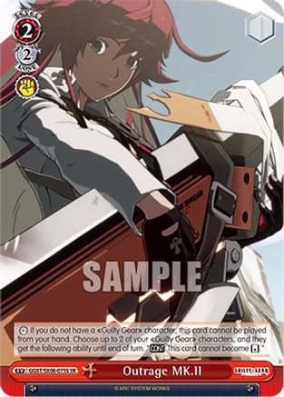 Outrage MK.II (SR) (GGST/SX06-075S SR) - Guilty Gear -Strive-