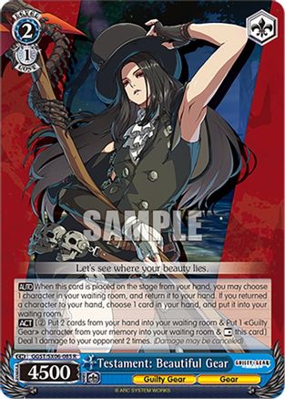 Testament: Beautiful Gear (GGST/SX06-085 R) - Guilty Gear -Strive-