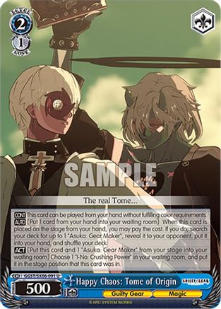 Happy Chaos: Tome of Origin (GGST/SX06-091 U) - Guilty Gear -Strive-