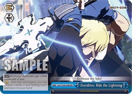 Overdrive: Ride the Lightning (RRR) (GGST/SX06-099R RRR) - Guilty Gear -Strive-