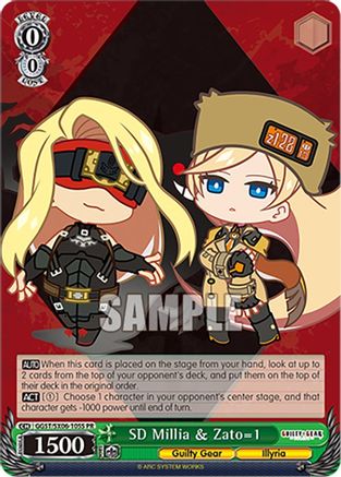 SD Millia & Zato=1 (Foil) (GGST/SX06-105S PR) - Guilty Gear -Strive-