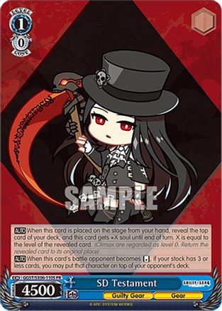 SD Testament (Foil) (GGST/SX06-110S PR) - Guilty Gear -Strive-