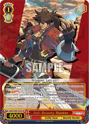 Sol: Bounty Hunter (SP) (GGST/SX06-T05SP SP) - Guilty Gear -Strive-