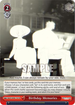 Birthday Memories (GGST/SX06-T10 TD) - Guilty Gear -Strive-