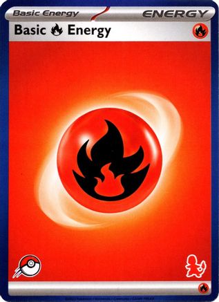 Basic Fire Energy (Blue Border) My First Battle - Unconfirmed
