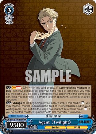 Agent "Twilight" (SPY/S106-E080 RR) - SPY x FAMILY