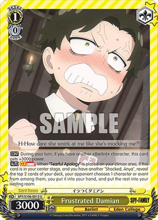 Frustrated Damian (SPY/S106-E013 U) - SPY x FAMILY