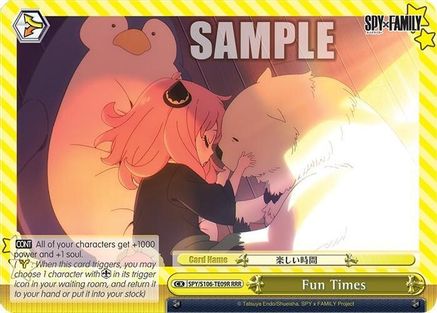 Fun Times (RRR) (SPY/S106-TE09R RRR) - SPY x FAMILY