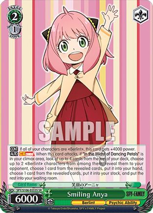 Smiling Anya (SR) (SPY/S106-E033S SR) - SPY x FAMILY