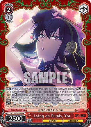 Lying on Petals, Yor (SPY/S106-E063 R) - SPY x FAMILY