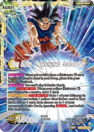 SSB Son Goku // Son Goku, Autonomous Awakening (2023 Championship Finals) (BT23-099) - Tournament Promotion Cards Foil