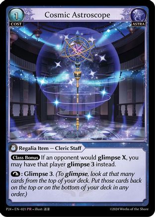 Cosmic Astroscope (021) - Promotional Cards Foil