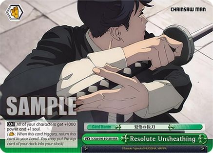Resolute Unsheathing (RRR) (CSM/S96-E051R RRR) - Chainsaw Man