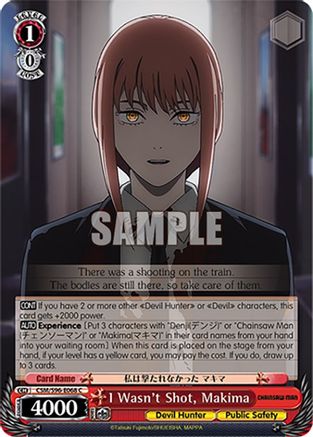 I Wasn't Shot, Makima (CSM/S96-E068 C) - Chainsaw Man
