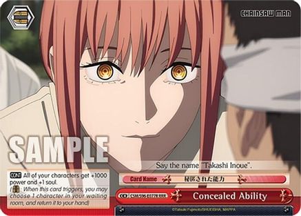 Concealed Ability (RRR) (CSM/S96-E077R RRR) - Chainsaw Man
