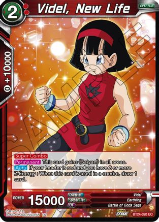 Videl, New Life (BT24-020) - Beyond Generations Foil