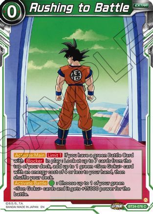 Rushing to Battle (BT24-076) - Beyond Generations Foil