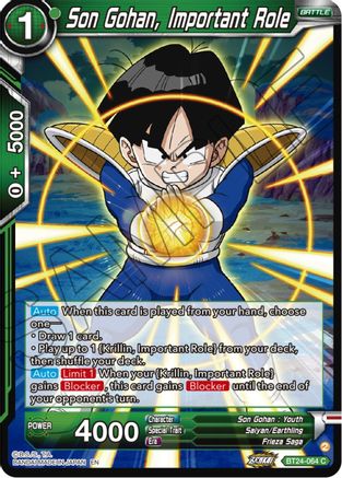 Son Gohan, Important Role (BT24-064) - Beyond Generations Foil