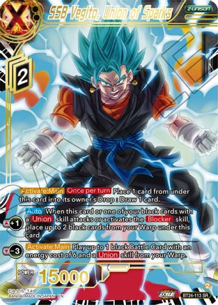 SSB Vegito, Union of Sparks (BT24-113) - Beyond Generations Foil