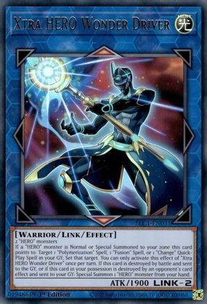 Xtra HERO Wonder Driver (BLC1-EN031) - Battles of Legend: Chapter 1 1st Edition