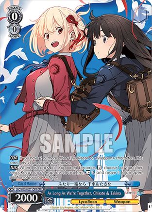 As Long As We're Together, Chisato & Takina (OFR) (LRC/W105-E071OFR OFR) - Lycoris Recoil