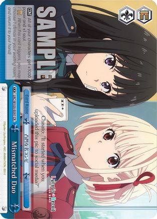 Mismatched Duo (LRC/W105-E097 CR) - Lycoris Recoil