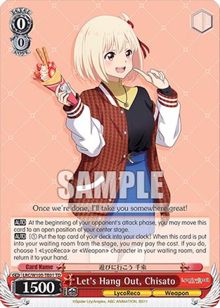 Let's Hang Out, Chisato (LRC/W105-TE01 TD) - Lycoris Recoil