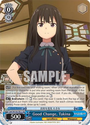 Good Change, Takina (LRC/W105-TE11 TD) - Lycoris Recoil